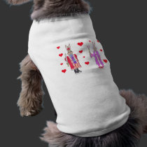 Rabbit King and Queen of Hearts pet clothing