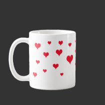 Rabbit King and Queen of Hearts mugs