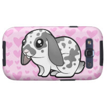 Rabbit Love (floppy ear smooth hair) Samsung Galaxy SIII Case