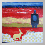 Rabbit & Man who Loves Me - Dan Robertson Posters