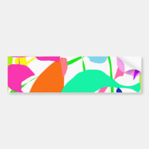 Rabbit Maze Running Crops Water Balloon Bumper Stickers