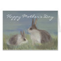 Rabbit Mother's Day Card by hop4joy Rabbit Mother's Day Card