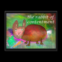 Rabbit of Contentment [postcard] postcards
