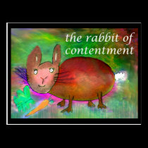 Rabbit of Contentment [postcard] postcards