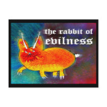 Rabbit of Evilness [postcard]
