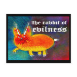 Rabbit of Evilness [postcard]