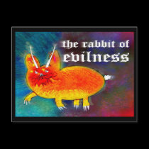 Rabbit of Evilness [postcard]