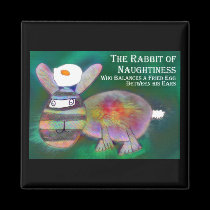 Rabbit of Naughtiness [magnet] magnets