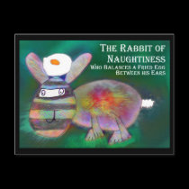 Rabbit of Naughtiness [postcard] postcards