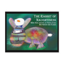 Rabbit of Naughtiness [postcard]