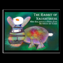Rabbit of Naughtiness [postcard] postcards