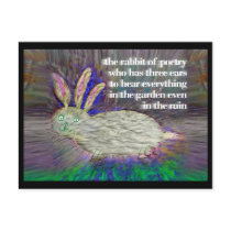 Rabbit of Poetry [postcard]