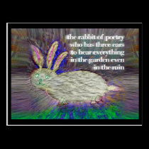 Rabbit of Poetry [postcard] postcards