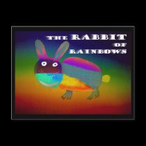 Rabbit of Rainbows [postcard] postcards