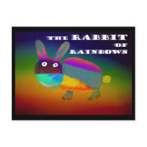 Rabbit of Rainbows [postcard]