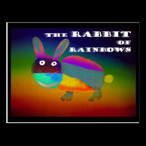 Rabbit of Rainbows [postcard] postcards