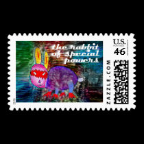 Rabbit of Special Powers [postage] stamps
