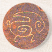 Rabbit petroglyph coaster coasters