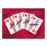 Rabbit Playing Cards on Sheet