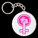 Rabbit Power! (pink) Official Susan Ash-Lee keychains