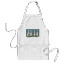 Rabbit Quartet Vintage Easter Aprons