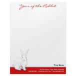 Rabbit red Letterhead