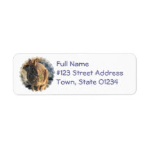 Rabbit Return Address Label