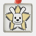 Rabbit Star Christmas Ornaments