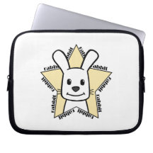 Rabbit Star Computer Sleeves