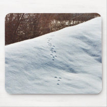 Rabbit Tracks Mouse Pad mousepads by triplthreat317 Rabbit Tracks Mouse Pad mousepads