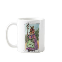 Rabbit with Bird Cage Mug