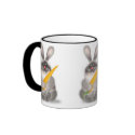 Rabbit with Carrot mugs