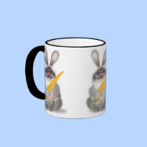 Rabbit with Carrot mugs