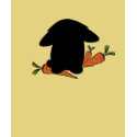 Rabbit With Carrots t-shirts