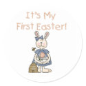 RABBITGIRLFIRSTEASTER stickers by easter_store RABBITGIRLFIRSTEASTER stickers