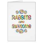 RABBITS ARE AWESOME CARDS