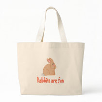 Rabbits are Fun bags by AllPetsStore Rabbits are Fun bags