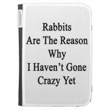 Rabbits Are The Reason Why I Haven't Gone Crazy Ye Kindle Keyboard Covers