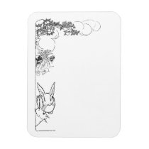 Rabbits, Cornstack and Orange Tree Vinyl Magnets