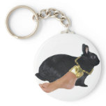 Rabbit's Lucky Human Foot Key Chains