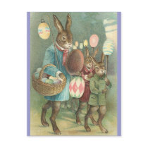 Rabbits Night Out postcards