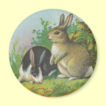 Rabbits of the Green Meadows magnets