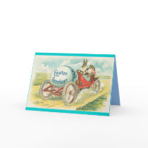Rabbits on a Sunday Drive - Easter Gift cards
