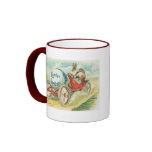 Rabbits on a Sunday Drive - Easter Gift mugs