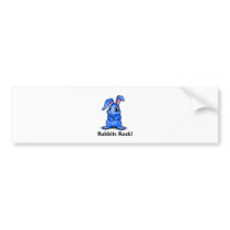 Rabbits Rock! bumper stickers by TheRealShuba Rabbits Rock! bumper stickers