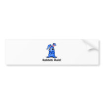 Rabbits Rule! bumper stickers by TheRealShuba Rabbits Rule! bumper stickers