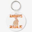 RABBITS RULE keychains