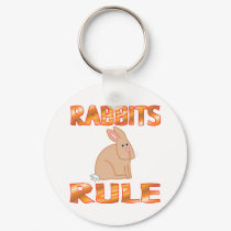 RABBITS RULE keychains by AllPetsStore RABBITS RULE keychains