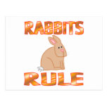 RABBITS RULE POST CARDS