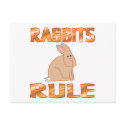 RABBITS RULE postcards